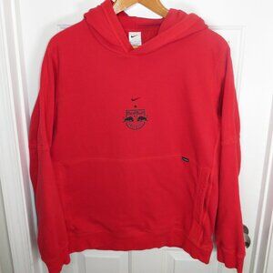 Red Bull RB Leipzig Hoodie Pullover Football Nike Red Size XL Sweatshirt